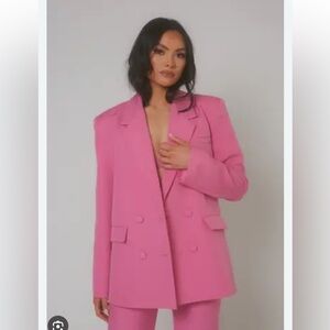 Sla the label body pink blazer